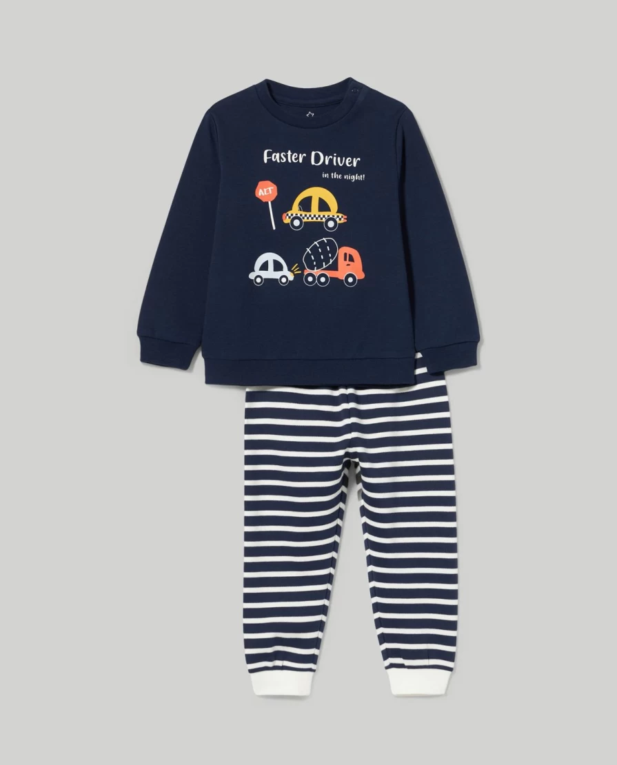 Blukids Newborn Pure Cotton Long Pajama Set - Soft Baby Sleepwear for Infants