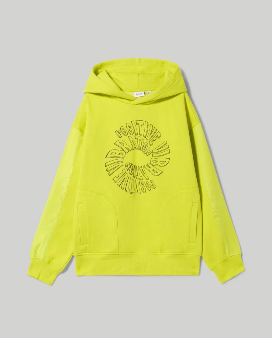 Blukids Youth Hooded Sweatshirt with Boy Print - Comfortable Kids Pullover