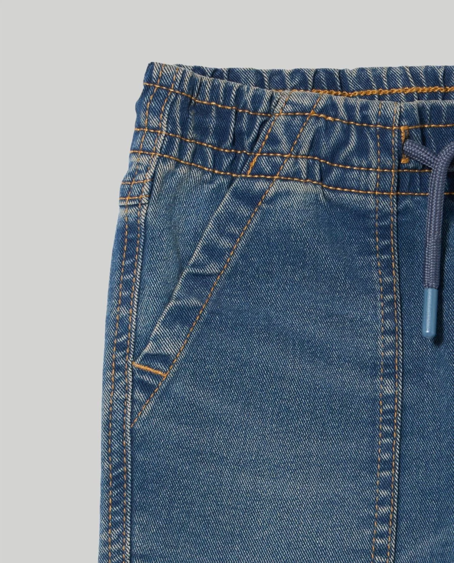 "Blukids Boys' Stretch Denim Joggers - Comfortable Kids' Casual Pants"