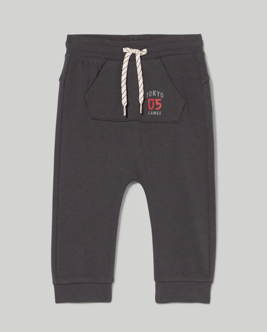 Blukids Pure Cotton Jogger Pants for Newborn Babies - Soft & Comfortable