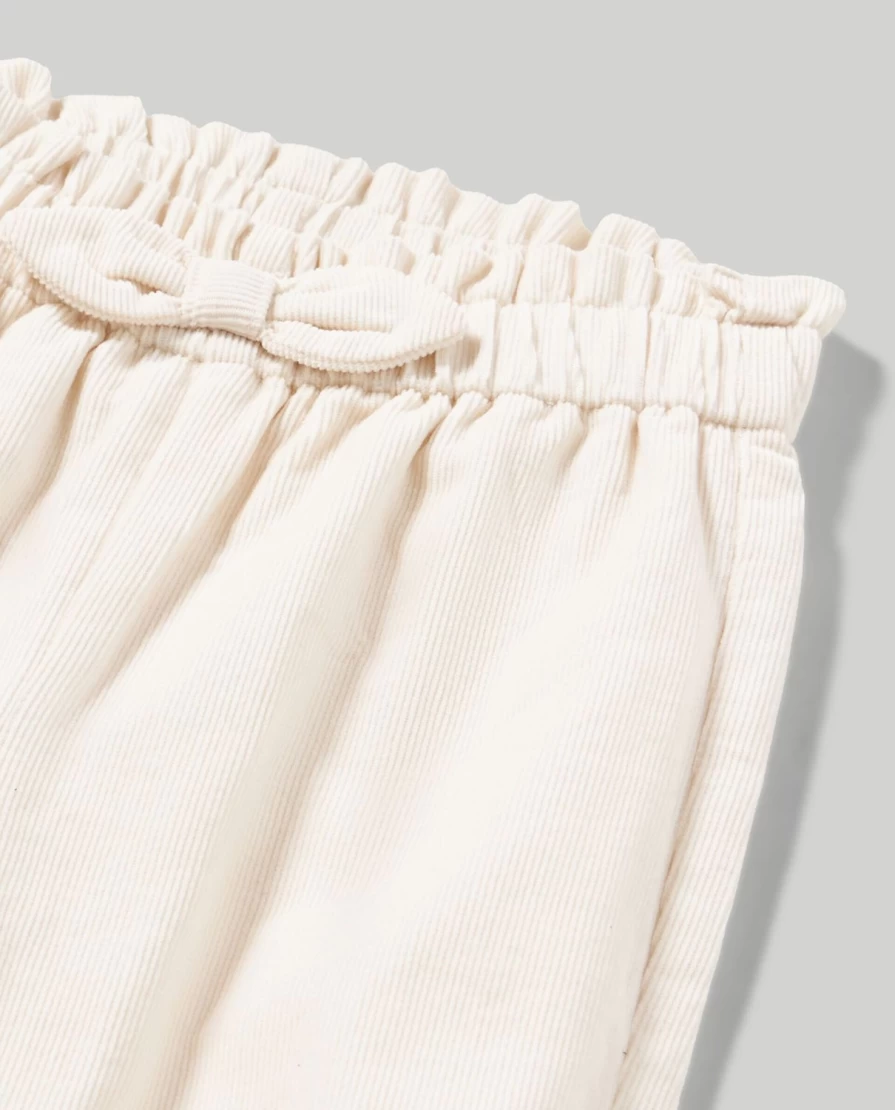 Blukids Newborn Baby Girls' Soft Pure Cotton Corduroy Trousers