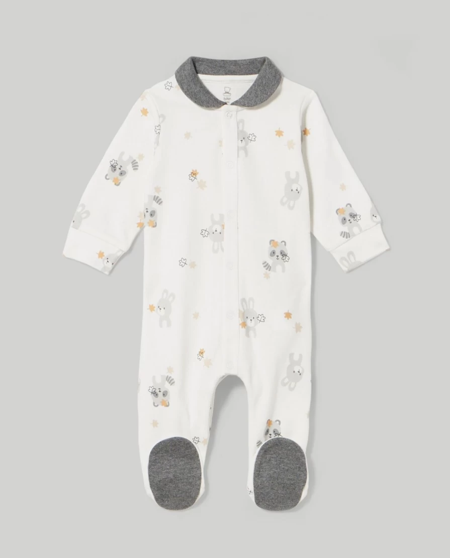 Blukids Newborn Pure Cotton Ruffled Onesie - Soft Baby Romper for Birth