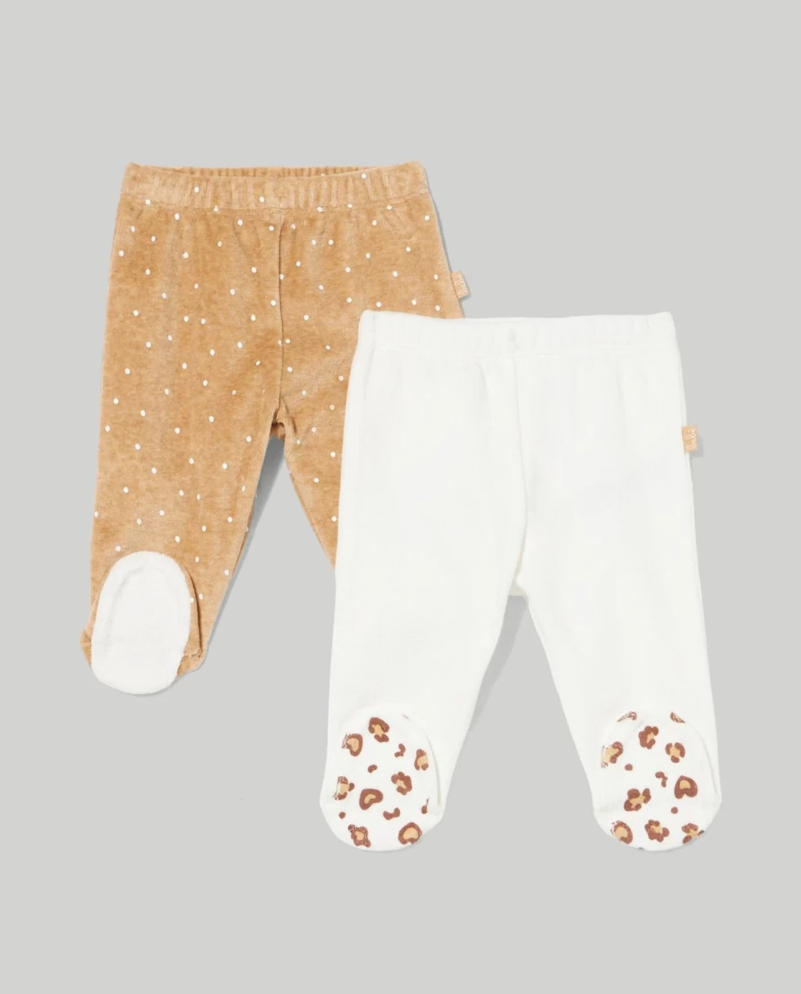 "Blukids Pack of 2 Soft Chenille Gaiters for Newborns – Cozy & Comfortable Baby Winter Accessories"