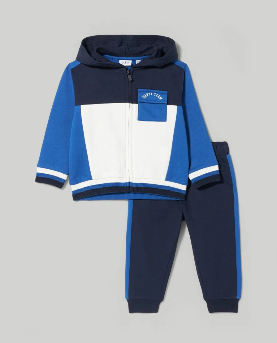 Blukids Newborn Pure Cotton Jogging Set - Soft Sweatshirt & Pants Outfit for Babies