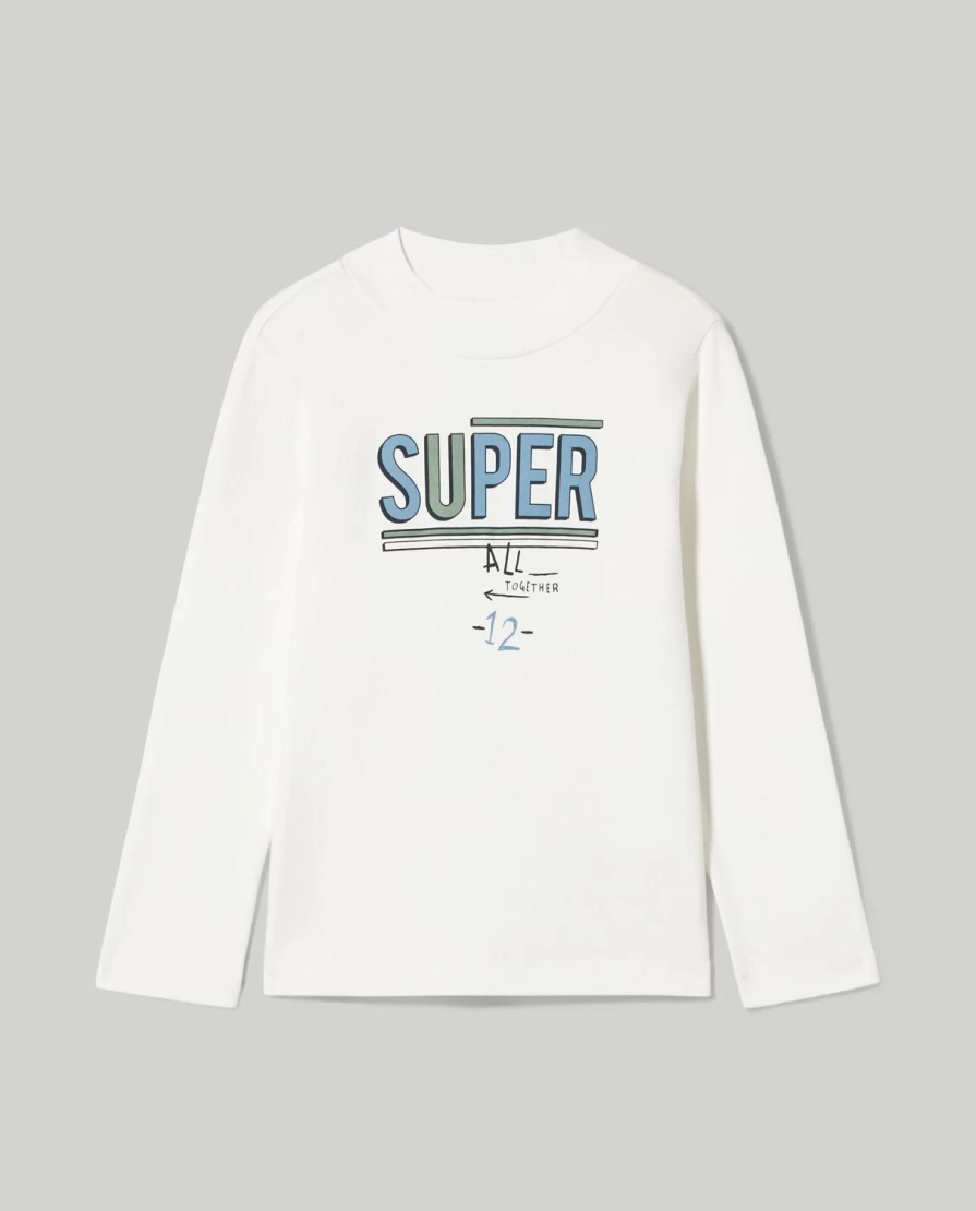 Blukids Baby Cotton Turtleneck for Children - Soft Kids Turtleneck Shirt with Cute Print