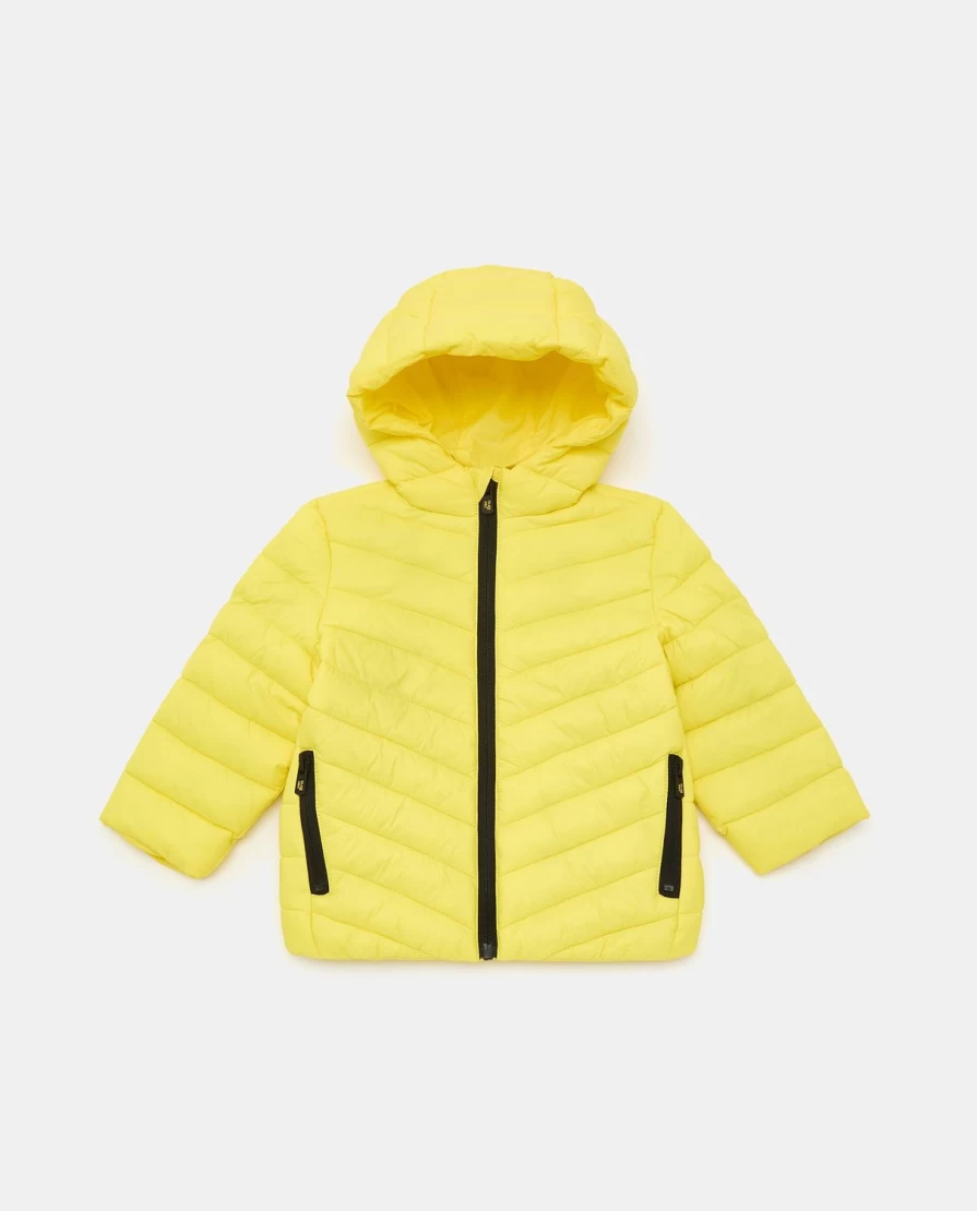 Blukids Newborn Recycled Padded Jacket with Hood - Eco-Friendly REPREVE Insulation