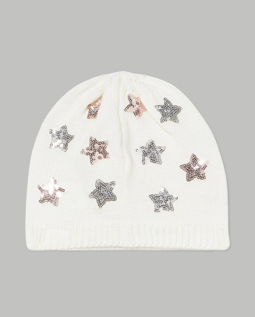 Blukids Children's Sparkly Sequins Tricot Hat for Kids