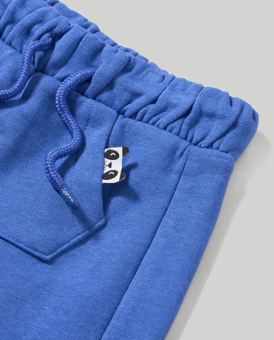 Blukids Pure Cotton Jogger Pants for Newborn Babies - Soft & Comfortable