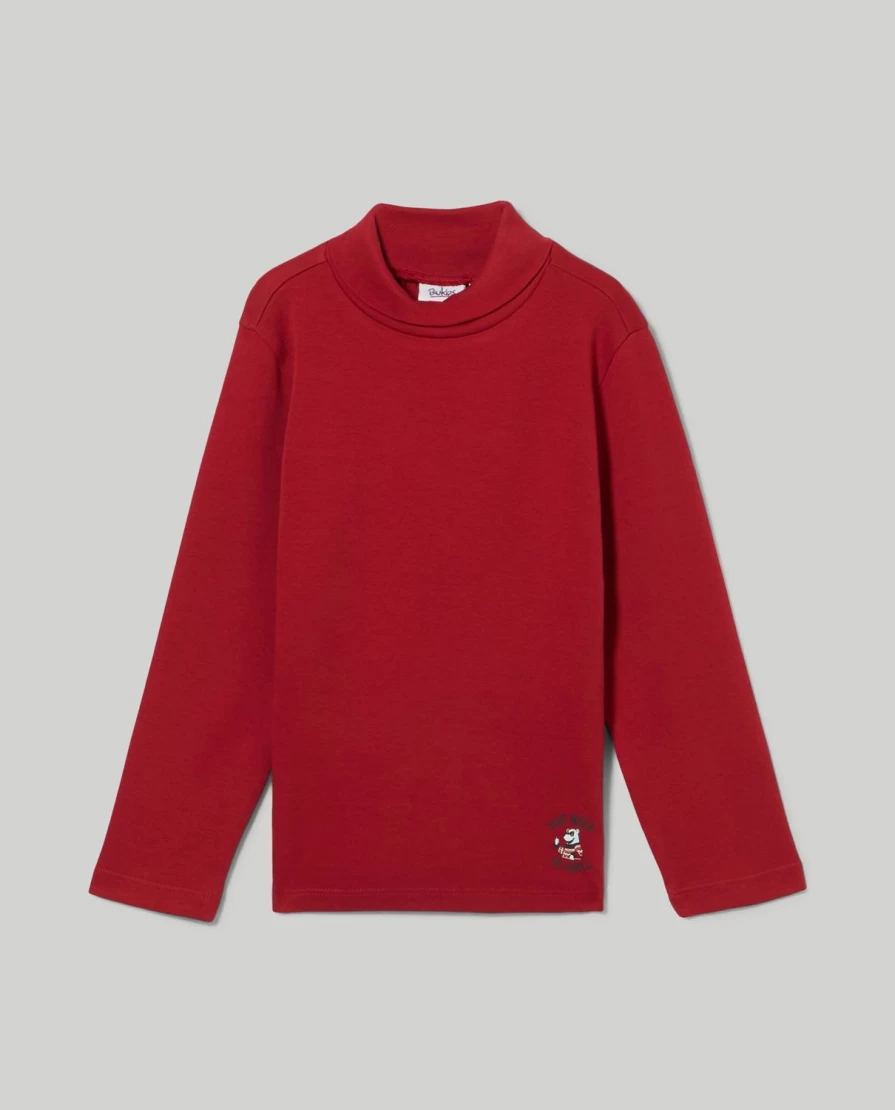 Blukids Soft Pure Cotton Turtleneck Top for Kids - Comfortable Children's Clothing