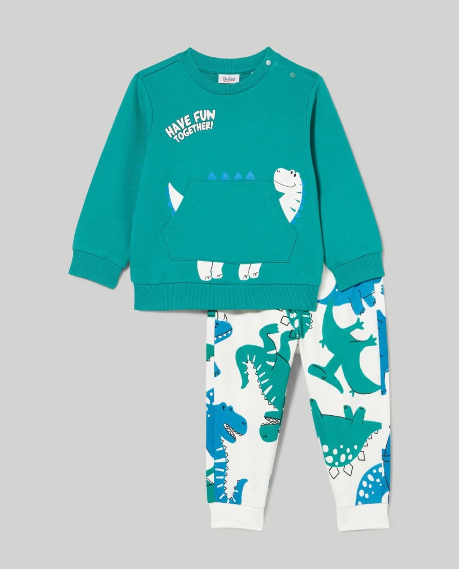 Blukids Newborn Pure Cotton Jogging Set - Soft Baby Boys & Girls Outfit