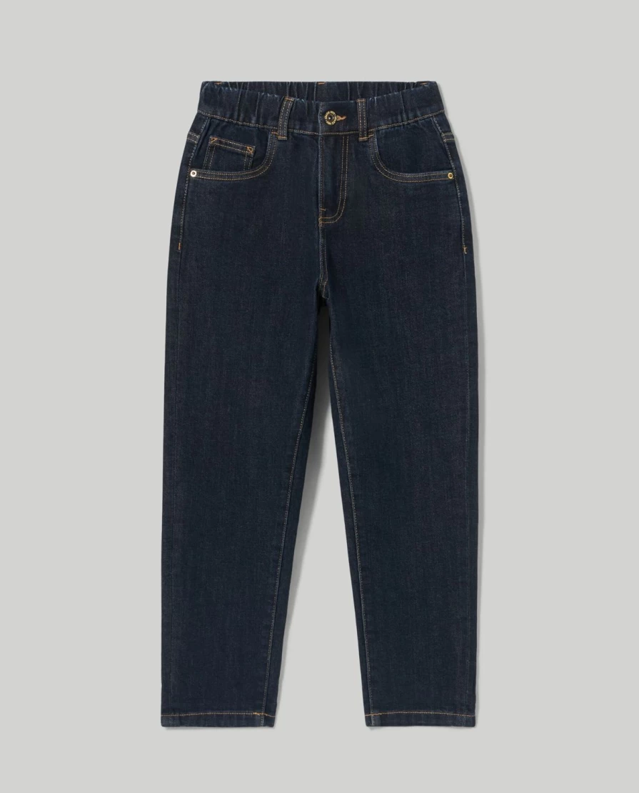 "Blukids Youth Elastic Waist Denim Jeans for Boys"