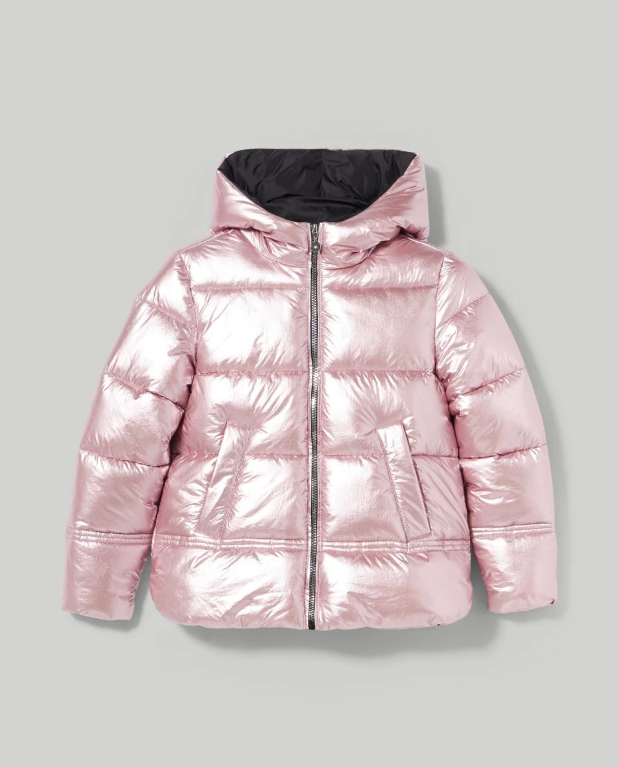 Blukids Youth Recycled Padded Oversized Down Jacket for Girls - Eco-Friendly Warm Winter Coat