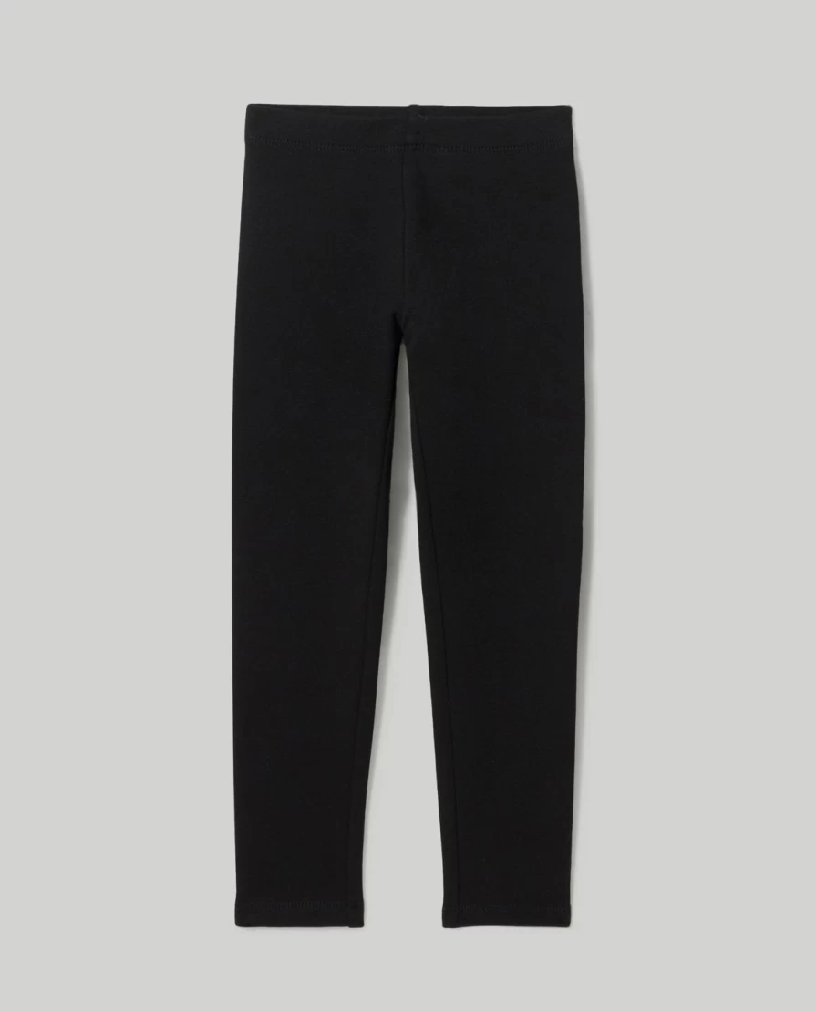 Blukids Girls' Stretch Cotton Fleece Leggings for Kids - Soft Warm Winter Pants
