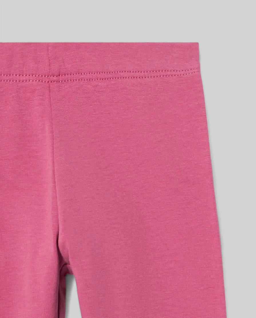 Blukids Girls' Stretch Cotton Fleece Leggings for Kids - Soft Winter Warm Pants