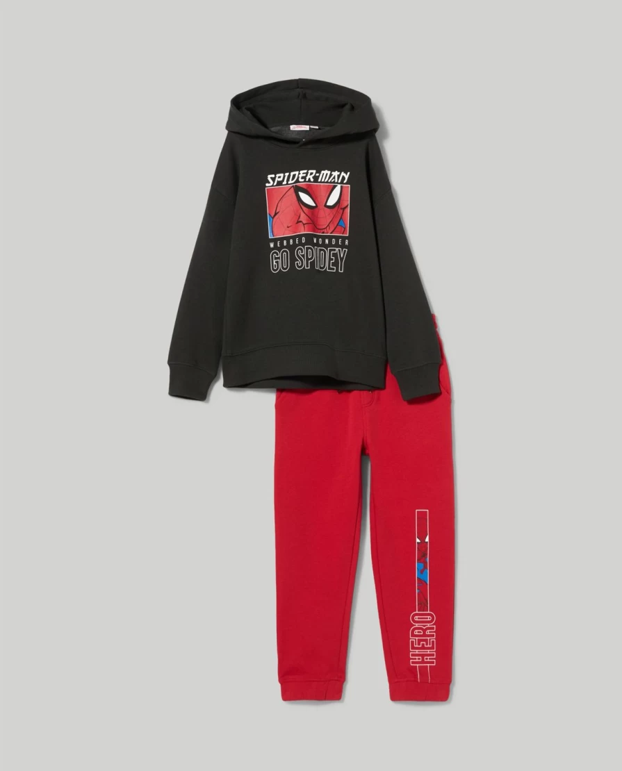 "Blukids Spider-Man Jogging Set for Kids - Boys' Superhero Running Outfit"