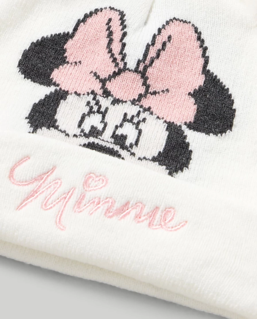 Blukids Newborn Baby Minnie Mouse Knitted Hat for Infants