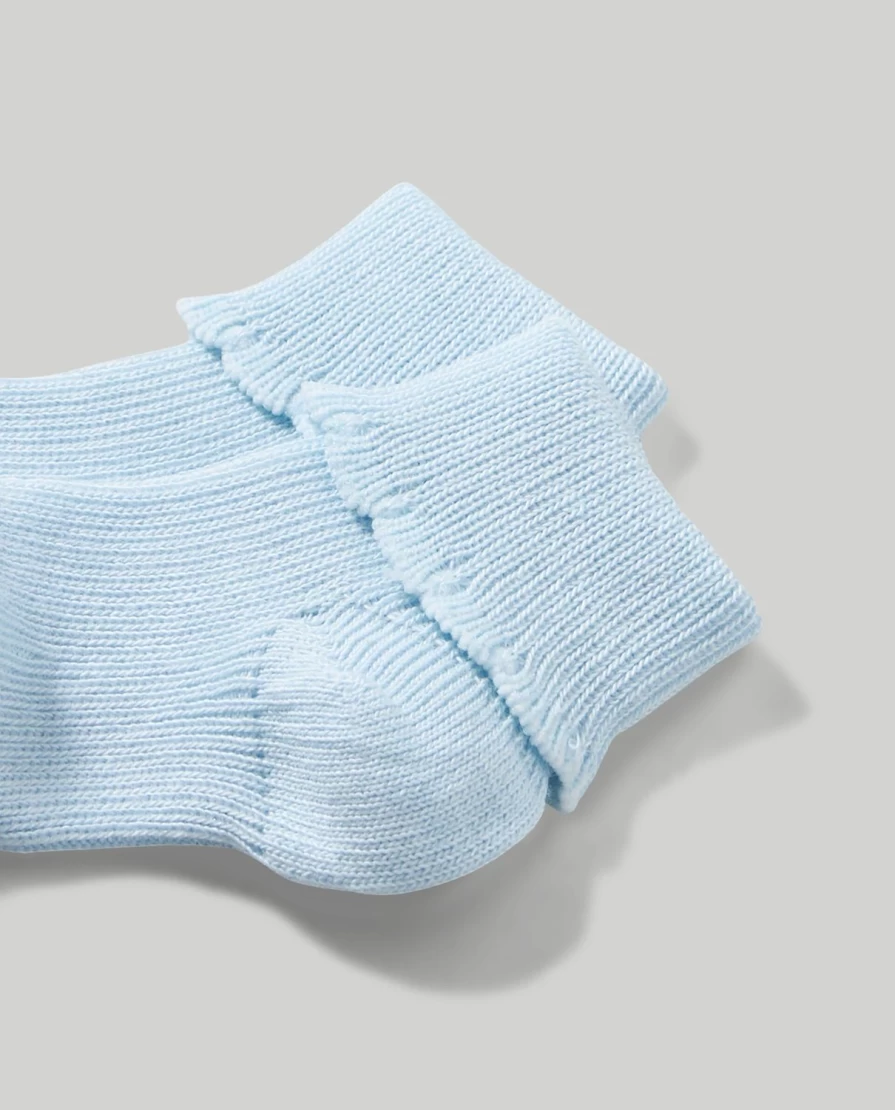 Blukids Newborn Baby First Days Socks Pack Of 2 - Made In Italy Soft Comfortable