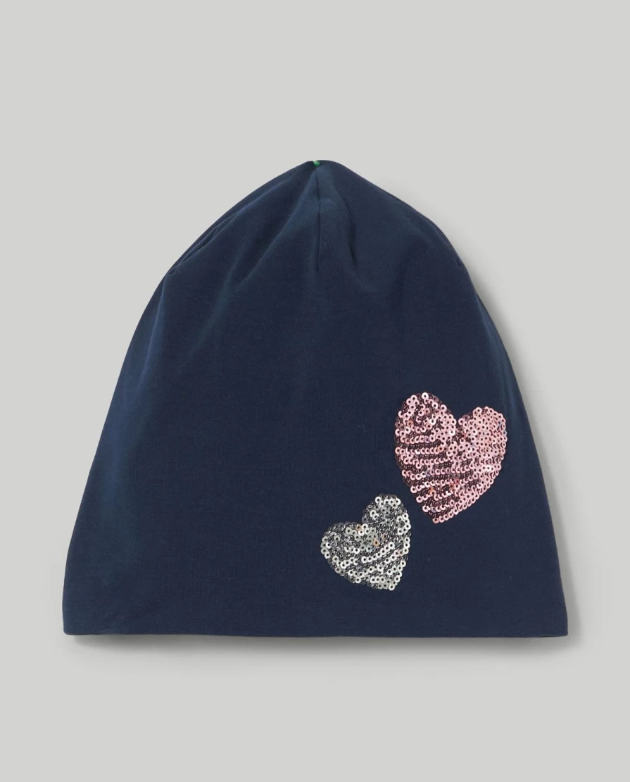 Blukids Children's Sparkly Sequins Stretch Jersey Cap for Kids