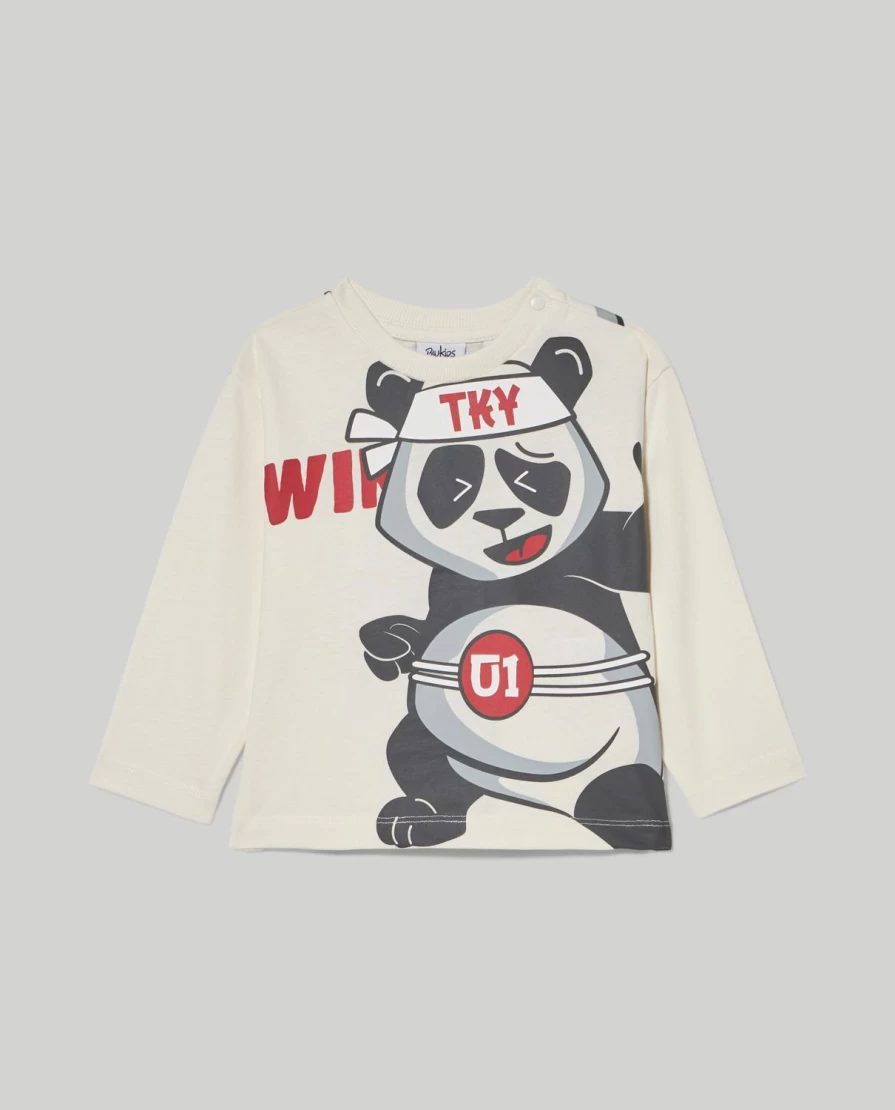 Blukids Newborn Baby Cotton T-Shirt with Cute Print - Soft & Comfortable Infant Tee