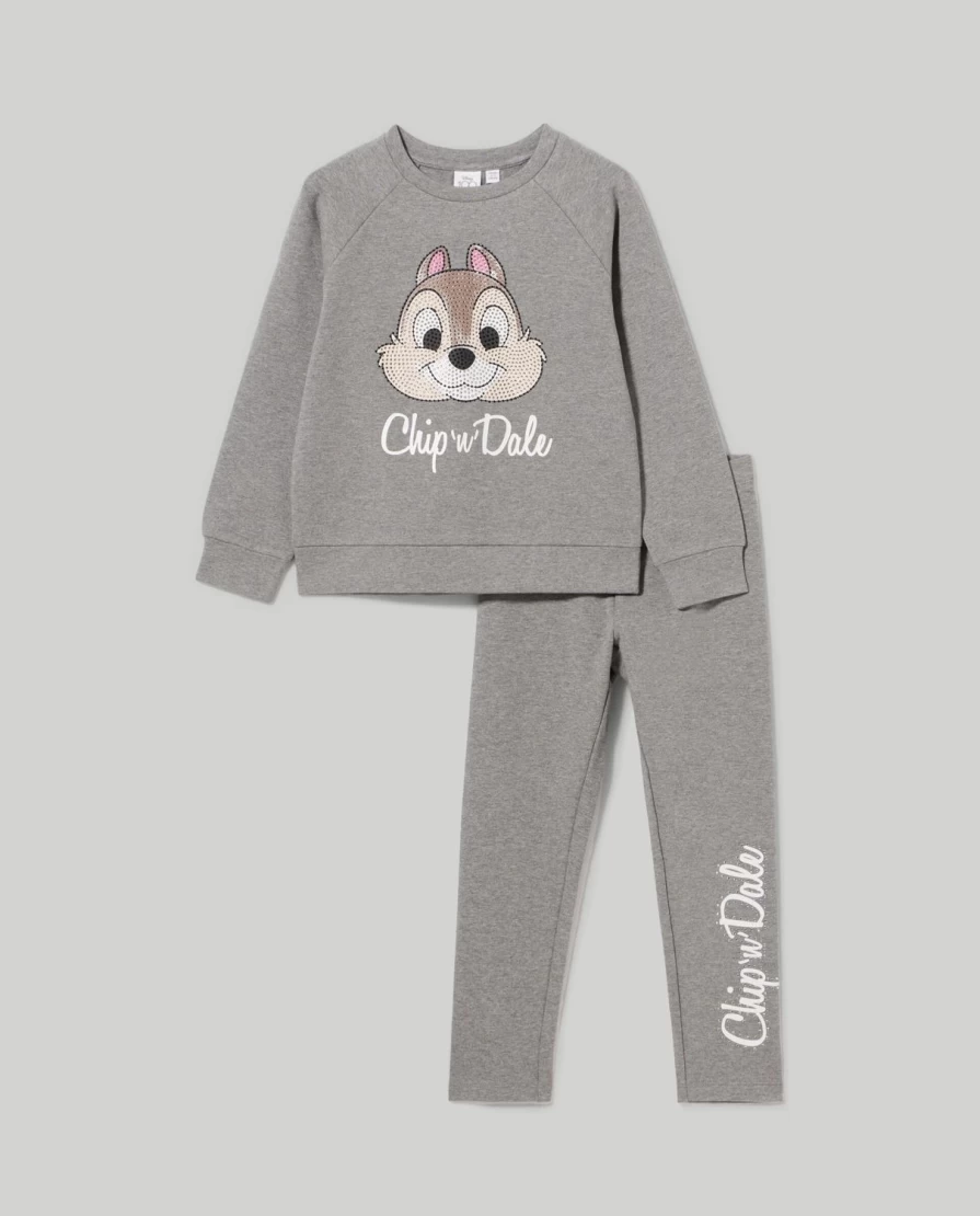 "Blukids Girls' Stretch Brushed Jogging Set - Soft Sweatshirt & Comfortable Pants for Active Kids"