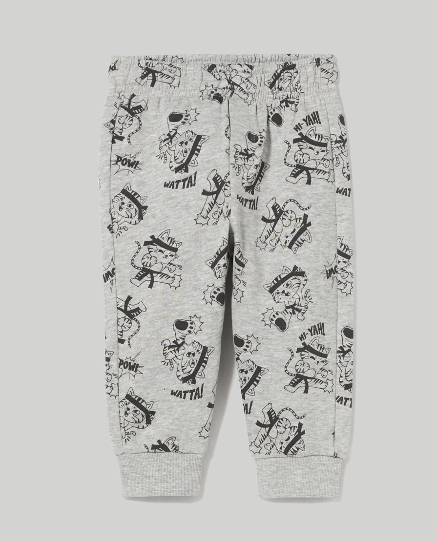 Blukids Newborn Baby Sweatpants with Adorable Print - Soft & Comfortable Infant Pants