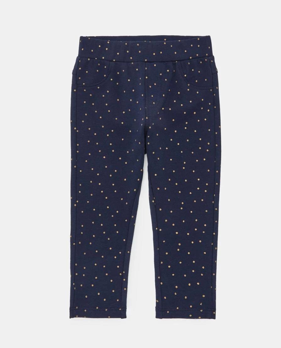 Blukids Newborn Baby Fleece-Lined Treggings - Soft Brushed Winter Leggings for Infants
