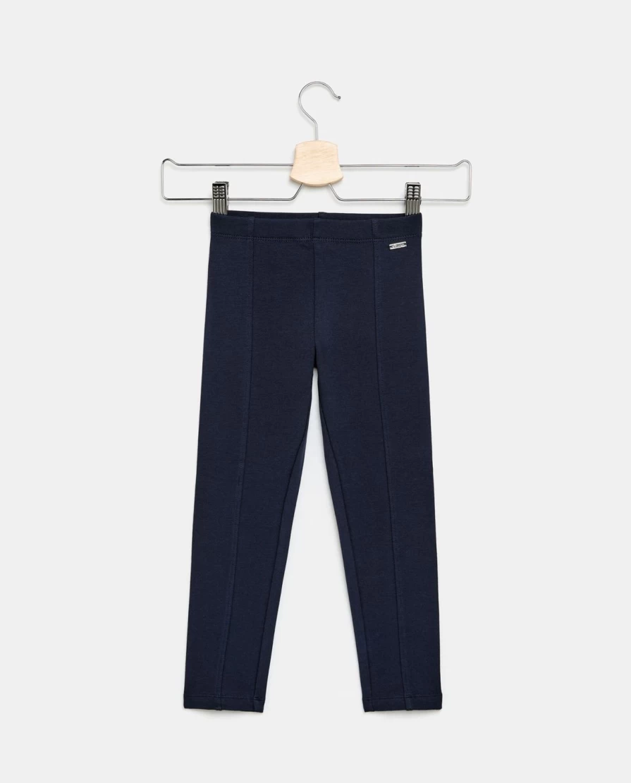 "Blukids Girls' Stretch Cotton Tight Trousers for Children"