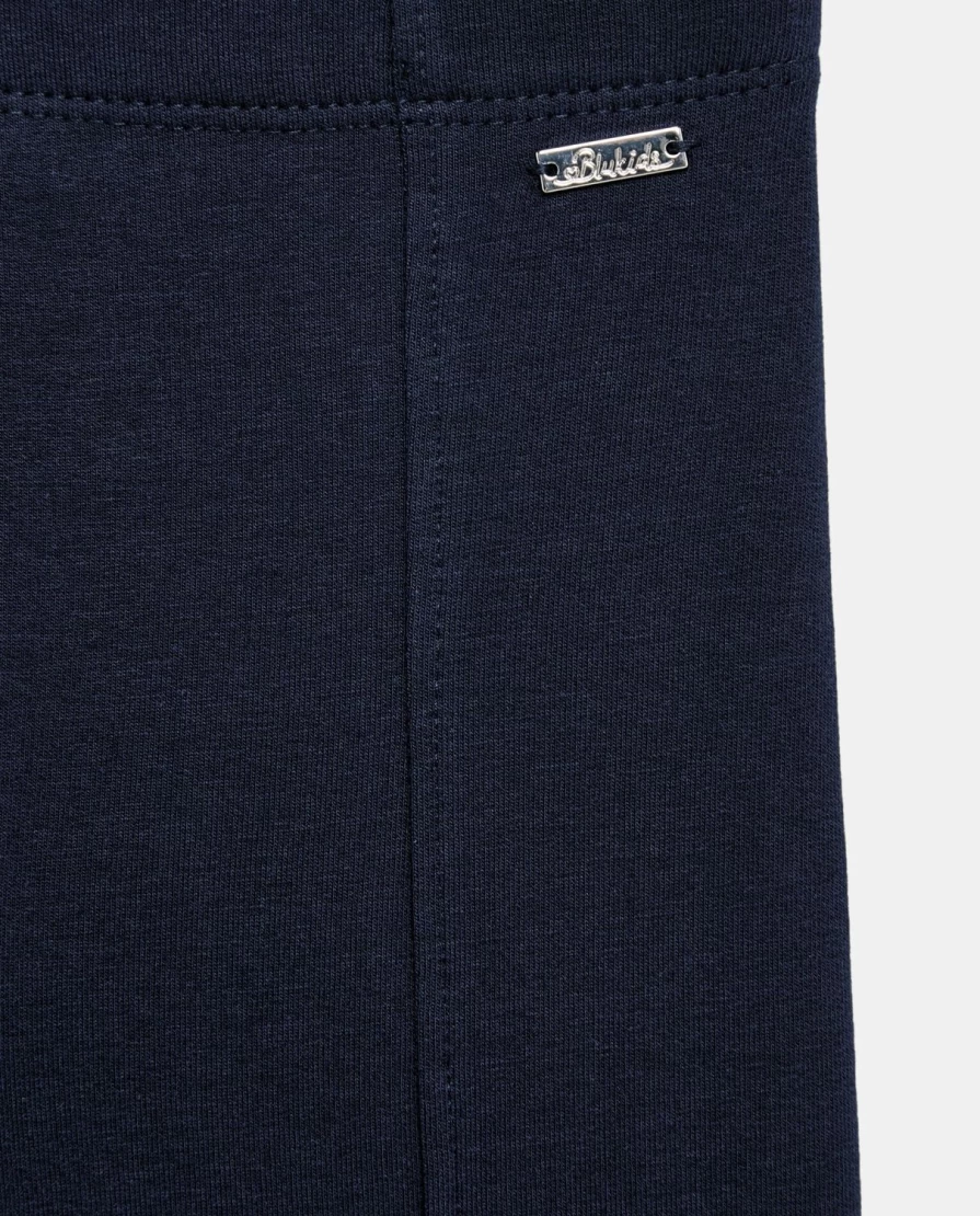 "Blukids Girls' Stretch Cotton Tight Trousers for Children"