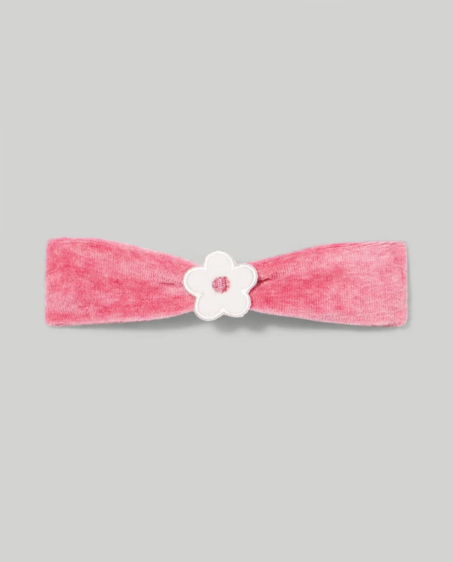 Blukids Newborn Baby Chenille Headband Soft Bow Hairband for Infant Girls and Boys