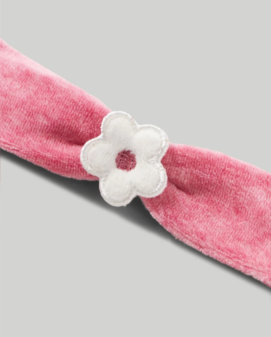 Blukids Newborn Baby Chenille Headband Soft Bow Hairband for Infant Girls and Boys