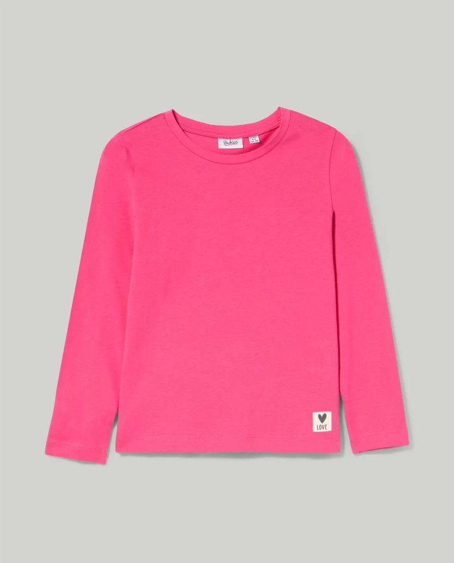 "Blukids Girls' Long Pure Cotton T-Shirt for Children"