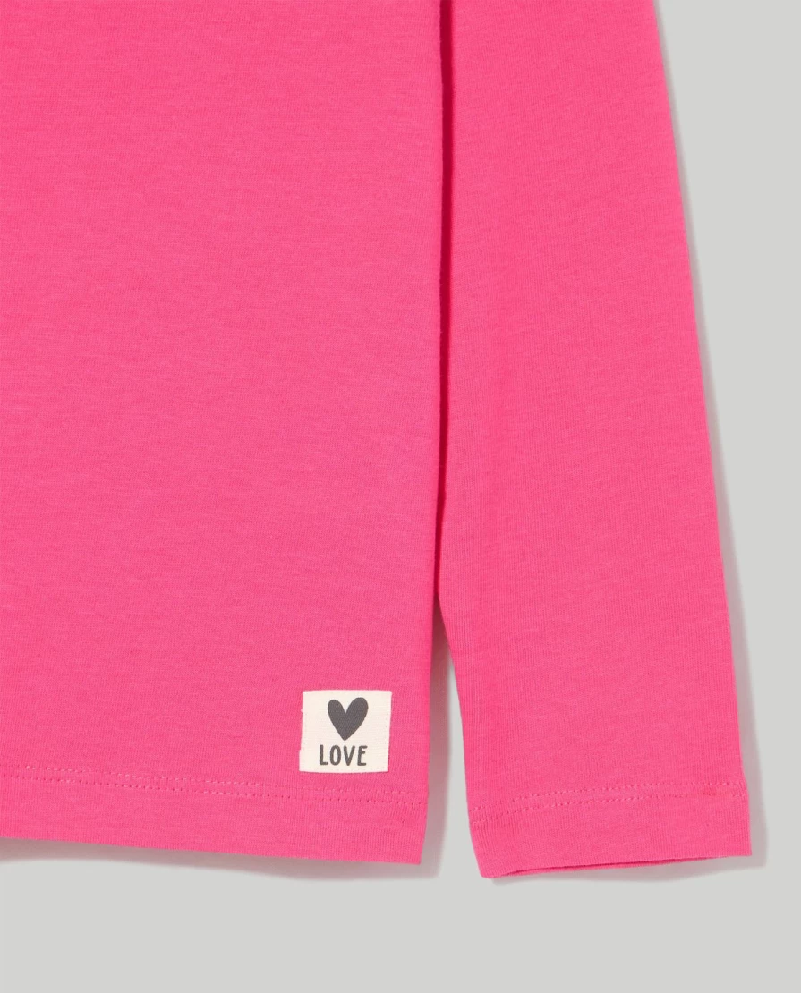 "Blukids Girls' Long Pure Cotton T-Shirt for Children"