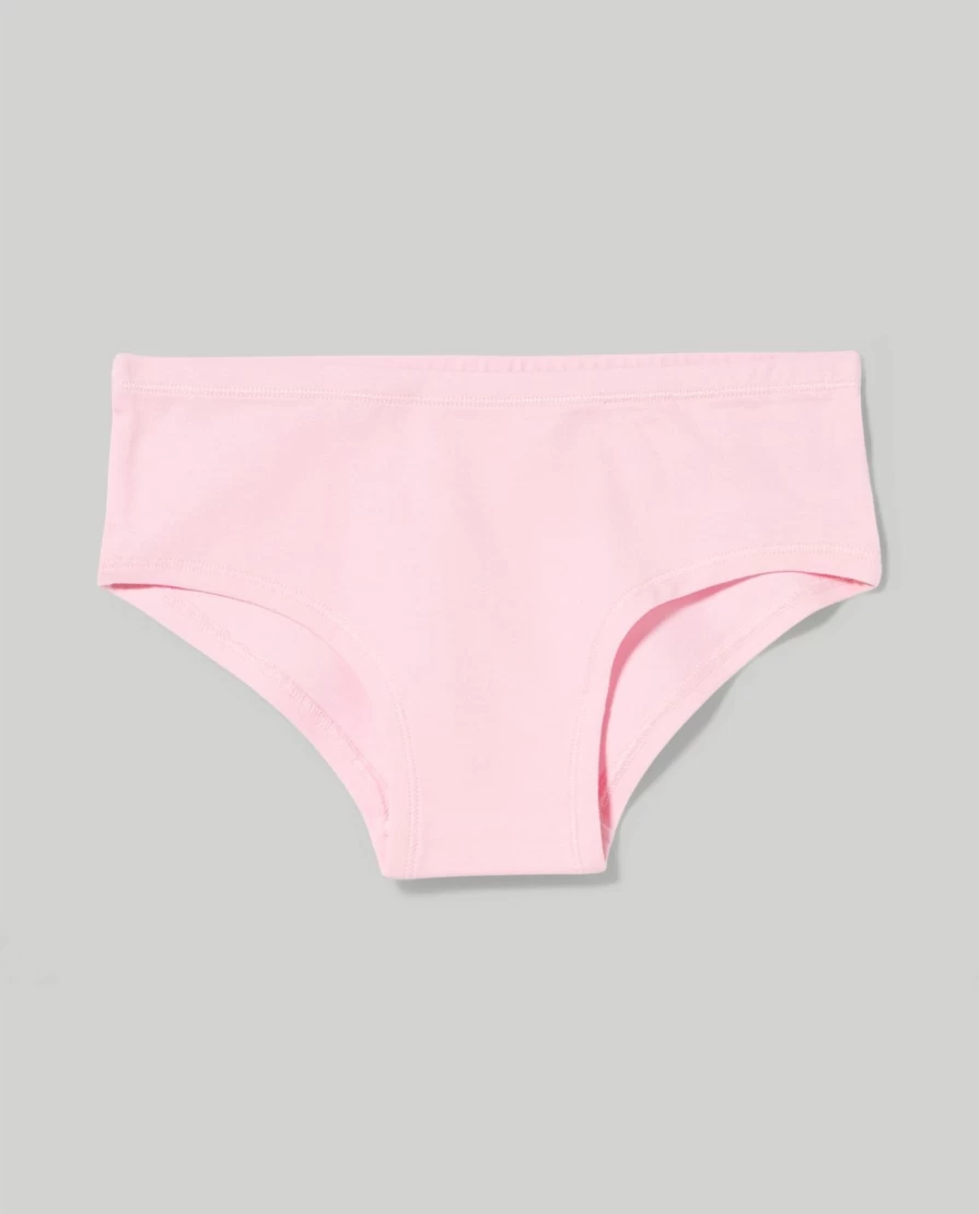 Blukids Youth Girls' Stretch Cotton Briefs - Soft Comfortable Underwear for Kids
