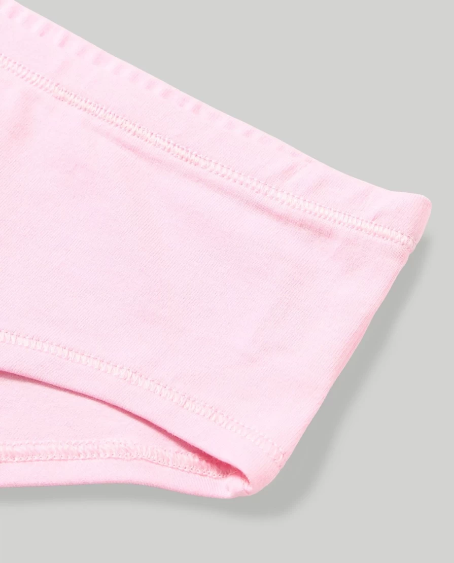 Blukids Youth Girls' Stretch Cotton Briefs - Soft Comfortable Underwear for Kids