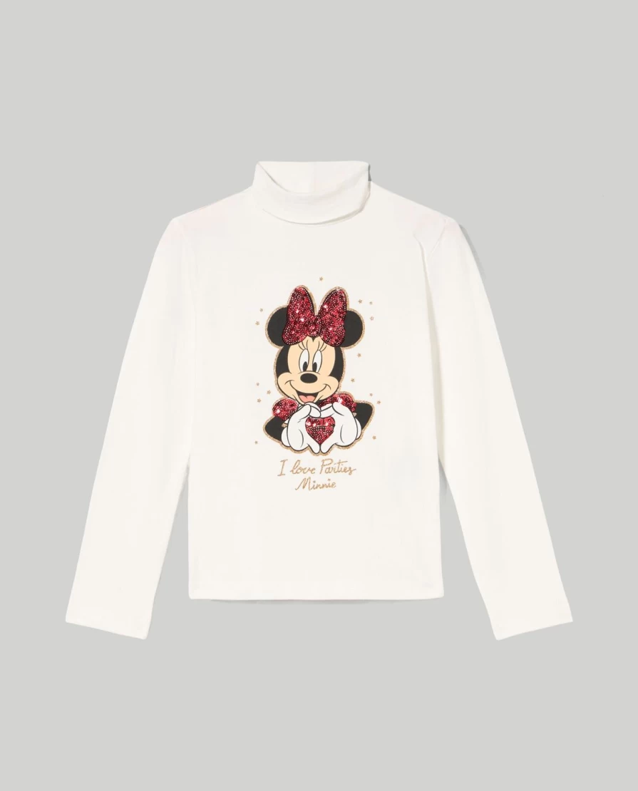 Blukids Girls' Soft Stretch Cotton Turtleneck Top for Children