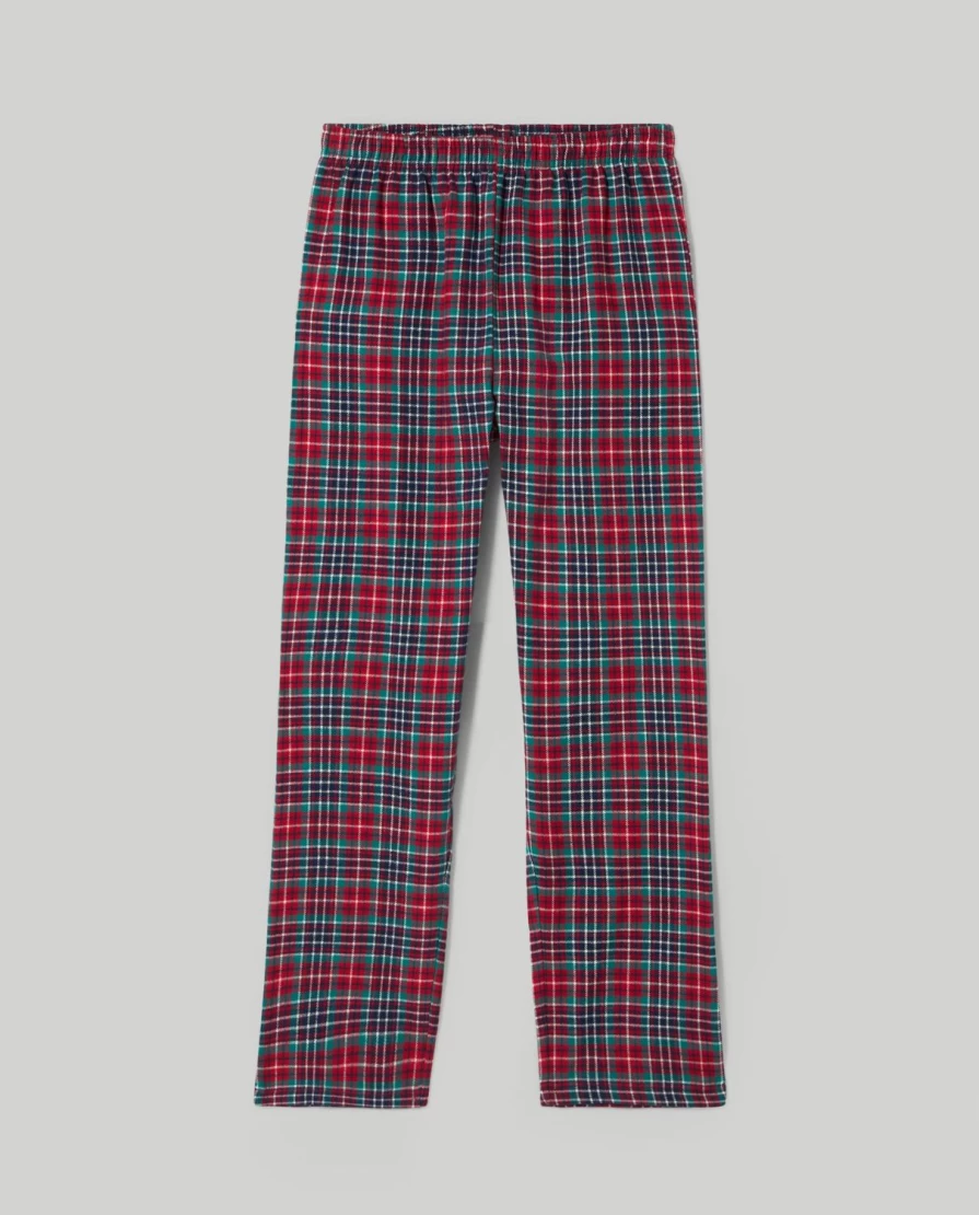 Blukids Youth Pure Cotton Flannel Pajama Pants for Boys & Girls - Soft & Comfortable Sleepwear