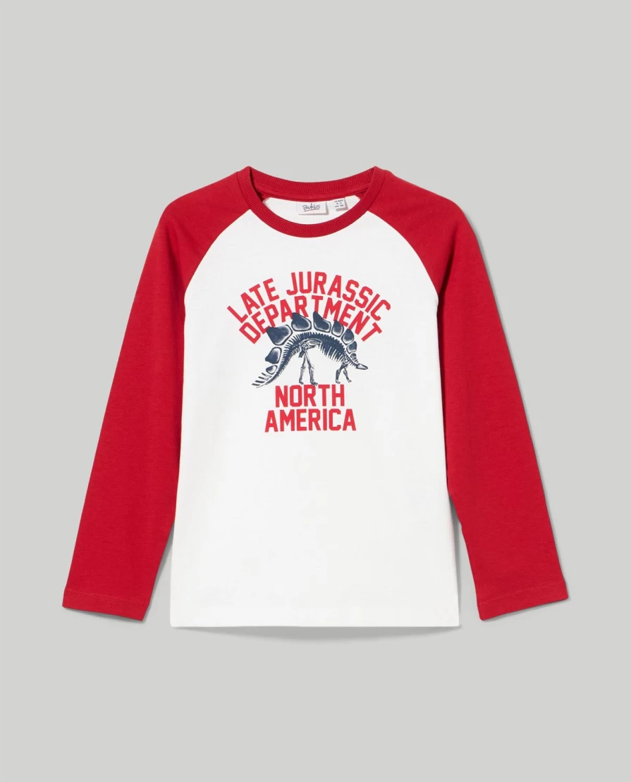 Blukids Boys' Soft Pure Cotton Long-Sleeve T-Shirt for Kids - Comfortable & Durable Children's Top