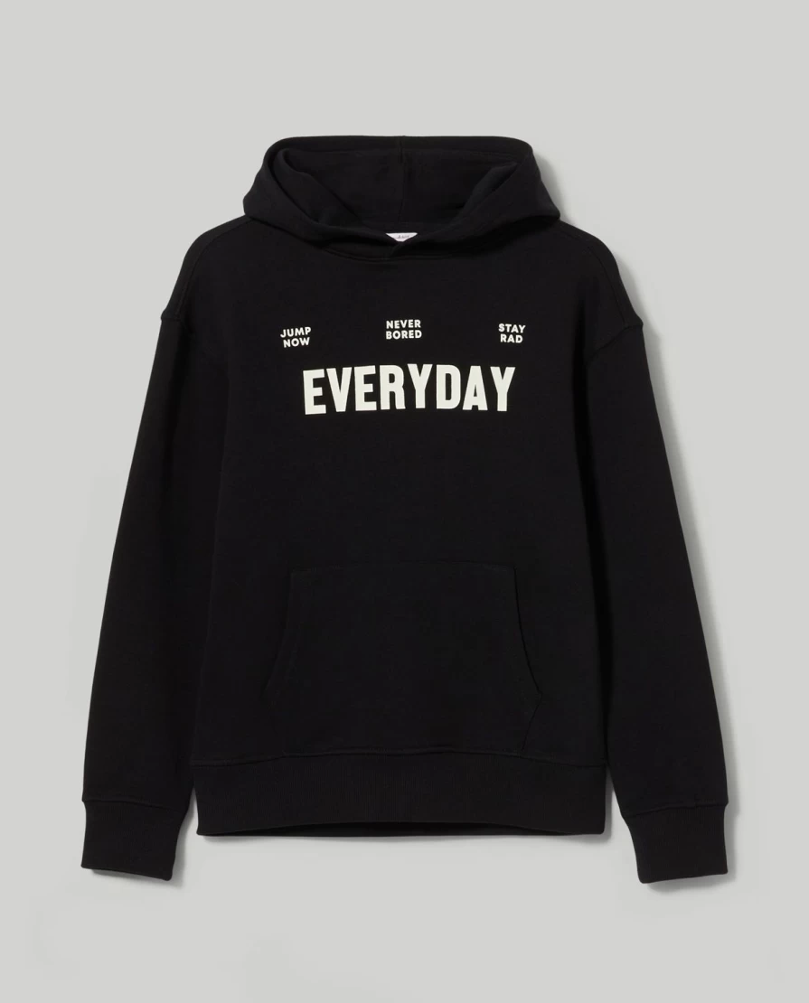 Blukids Youth Pure Cotton Hooded Sweatshirt for Boys - Comfortable & Stylish Pullover