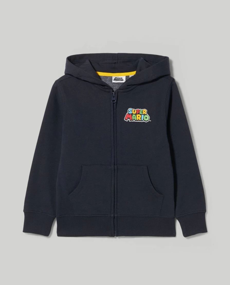 Blukids Boys' Full Zip Hooded Sweatshirt for Children - Comfortable Kids Pullover Jacket