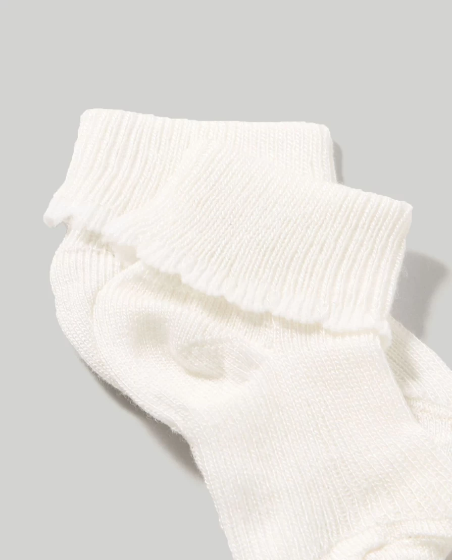 Blukids Newborn Baby Socks Pack of 2 - Italian Made Soft Cotton Blend for First Days
