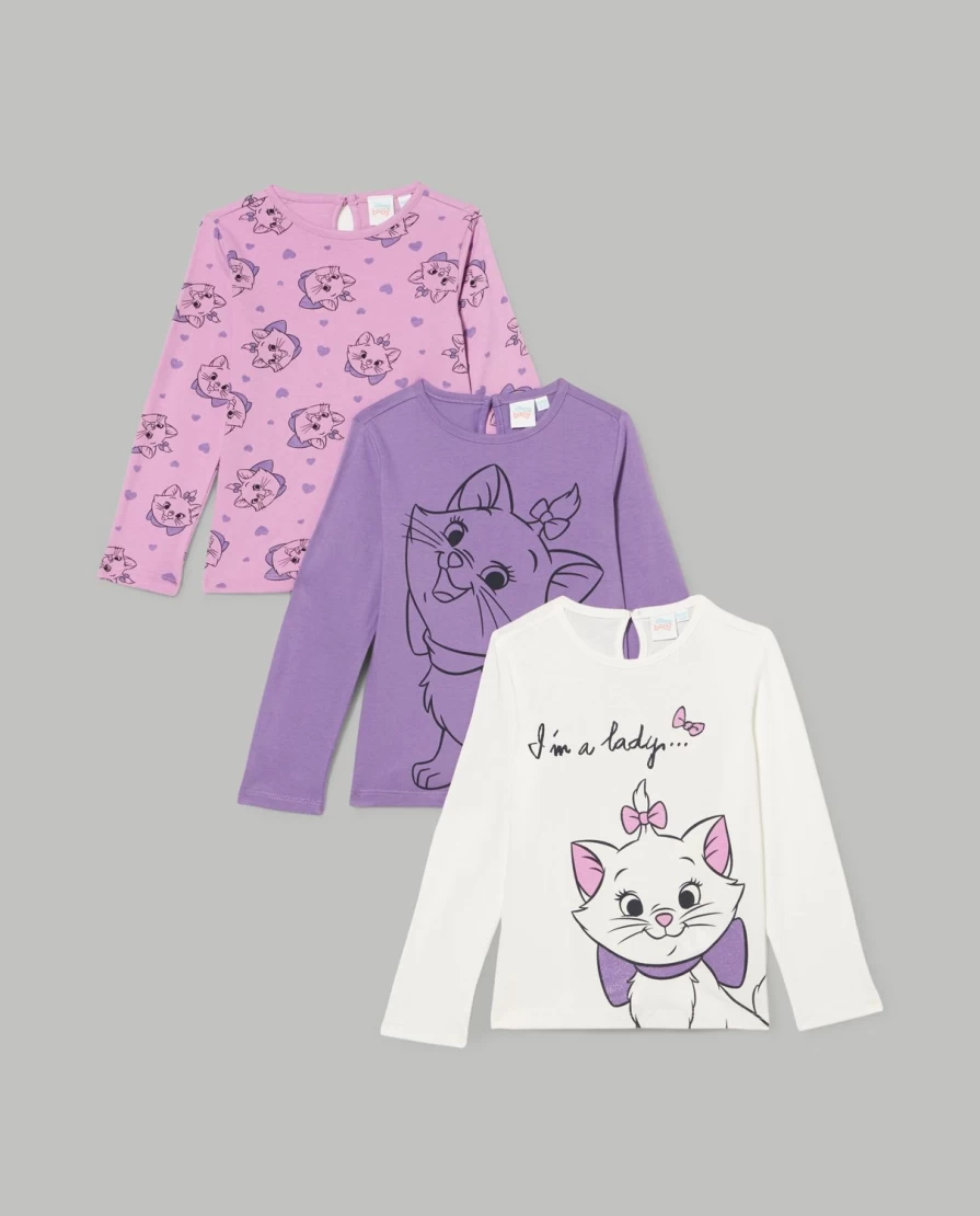 Blukids Newborn Baby Girls 3-Pack 100% Pure Cotton T-Shirts