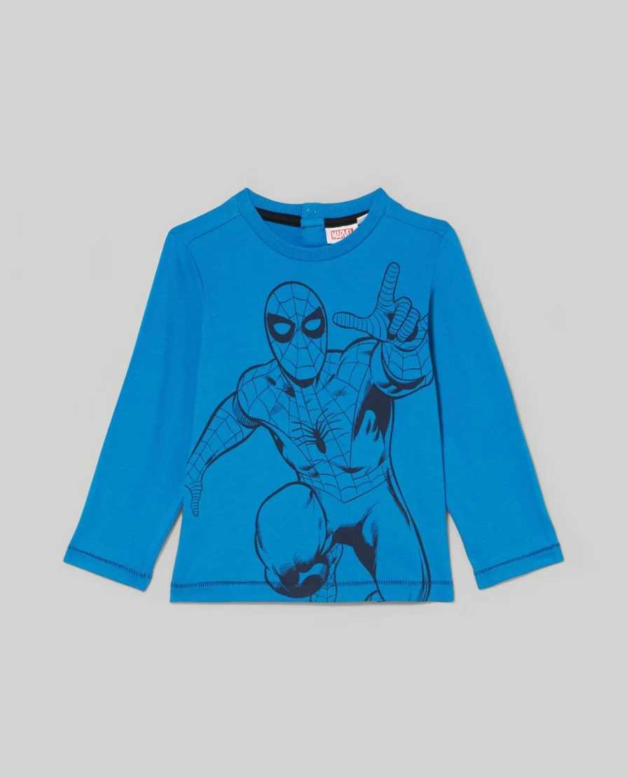 Blukids Newborn Pure Cotton T-Shirt with Print & Embroidery - Soft Baby Bodysuit