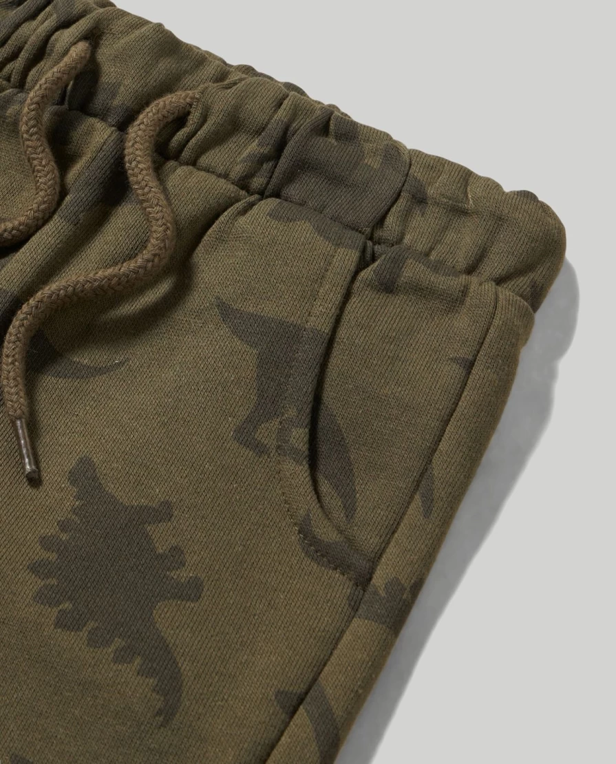 Blukids Newborn Pure Cotton Jogger Pants with Adorable Baby Print - Soft & Comfortable
