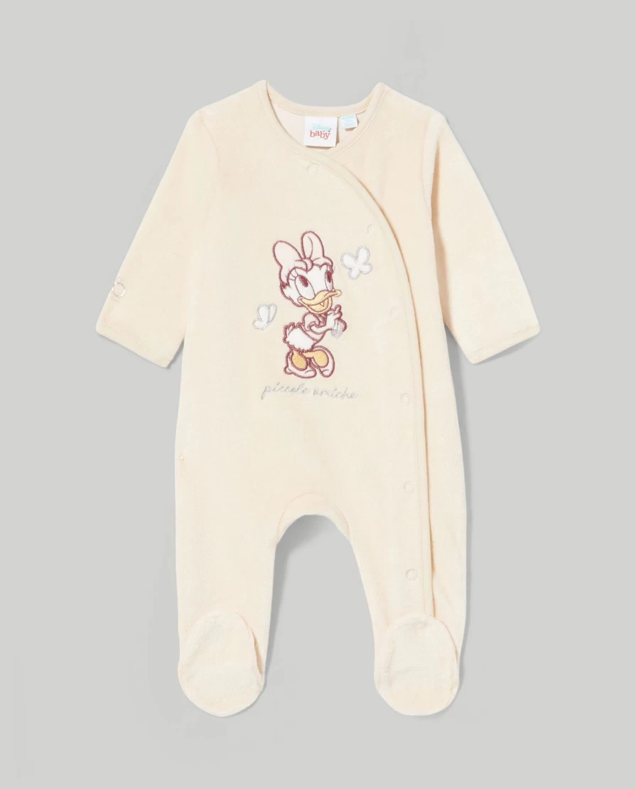Blukids Newborn Baby Chenille Romper - Soft Unisex Infant Jumpsuit for Birth & 0-3 Months