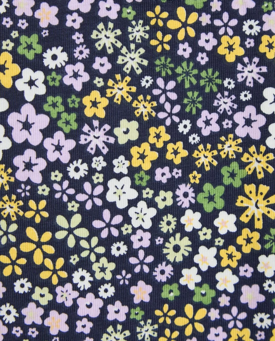 Blukids Girls Floral Cotton Stretch Leggings - Comfortable & Stylish Children's Leggings