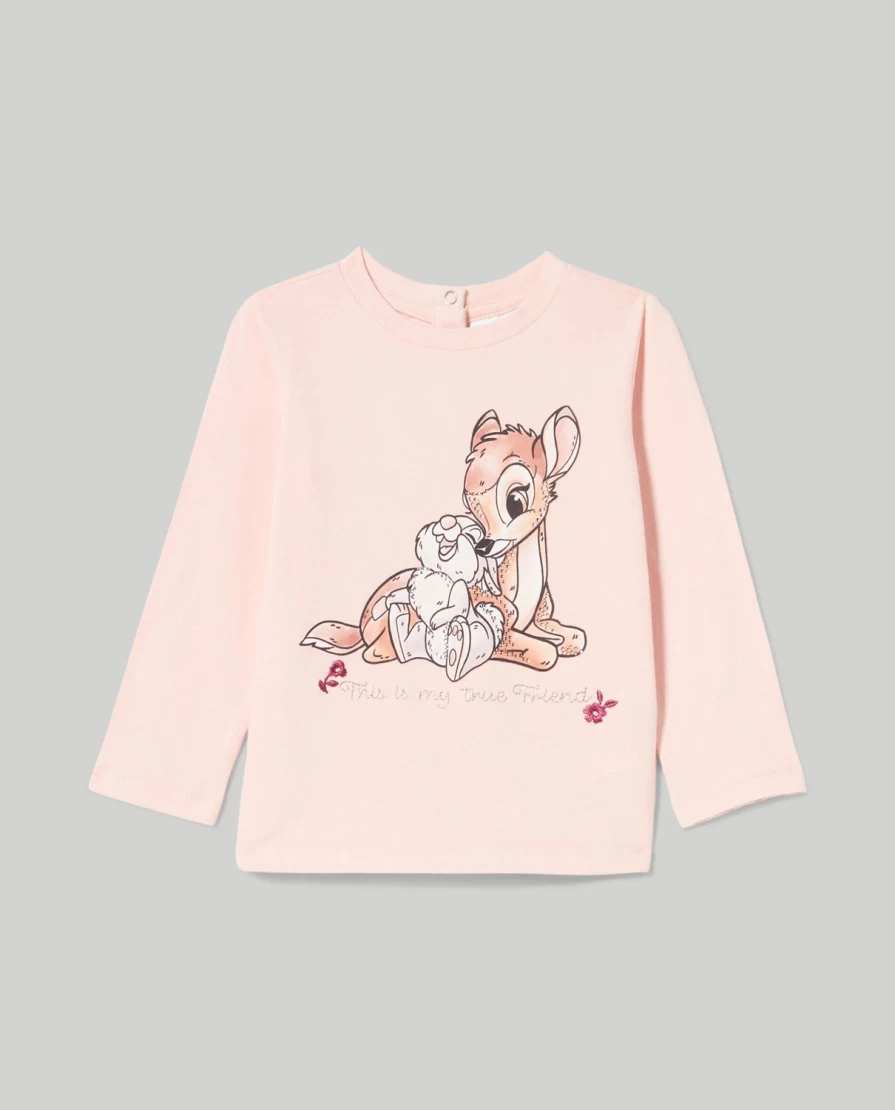 Blukids Newborn Baby Girl Long Sleeve Cotton T-Shirt - Soft & Comfortable