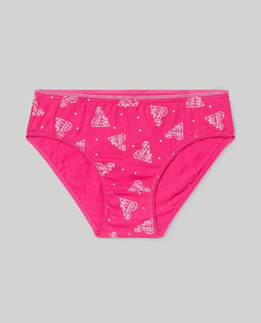 "Blukids Youth Girls' Cotton Briefs Pack of 5 - Soft Elastic Waist Underwear"