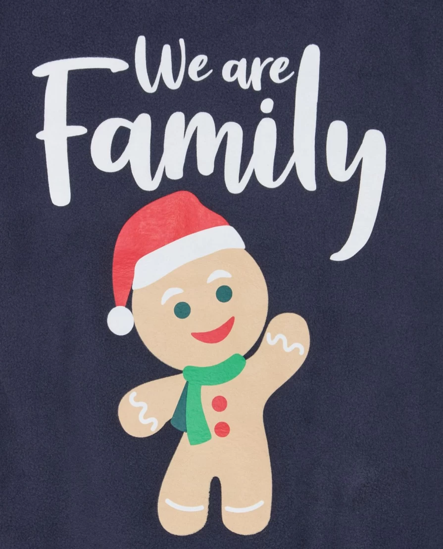 Blukids Kids' Cozy Fleece Christmas Pajamas for Family Matching Holiday Outfits