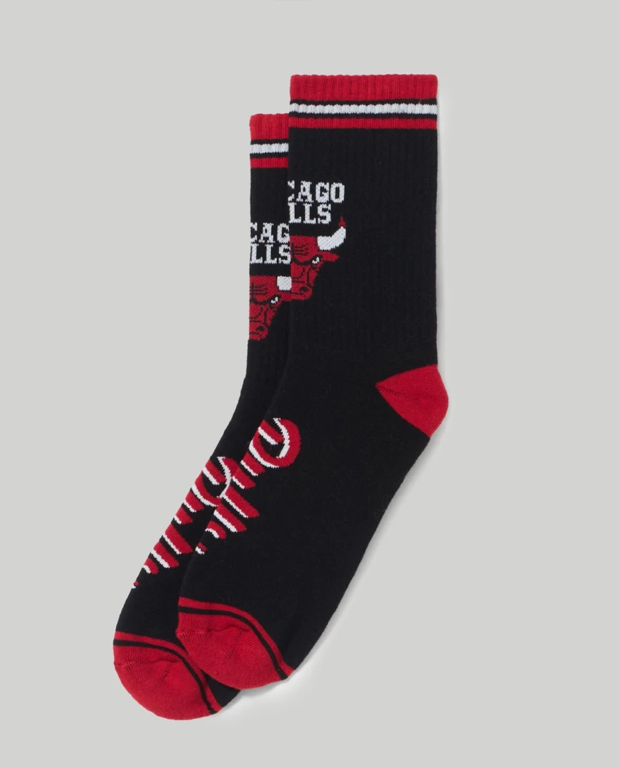 Blukids Chicago Bulls NBA Socks for Kids - Youth Basketball Socks for Children