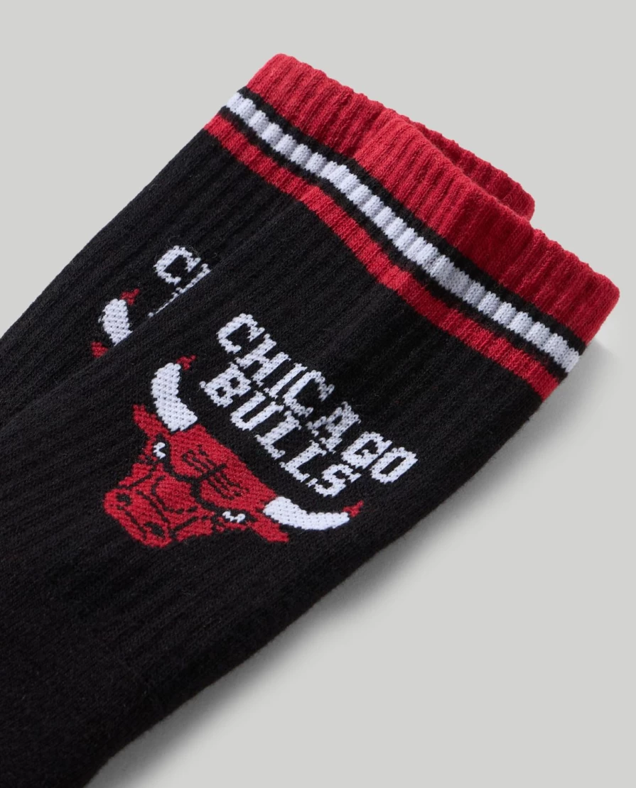 Blukids Chicago Bulls NBA Socks for Kids - Youth Basketball Socks for Children